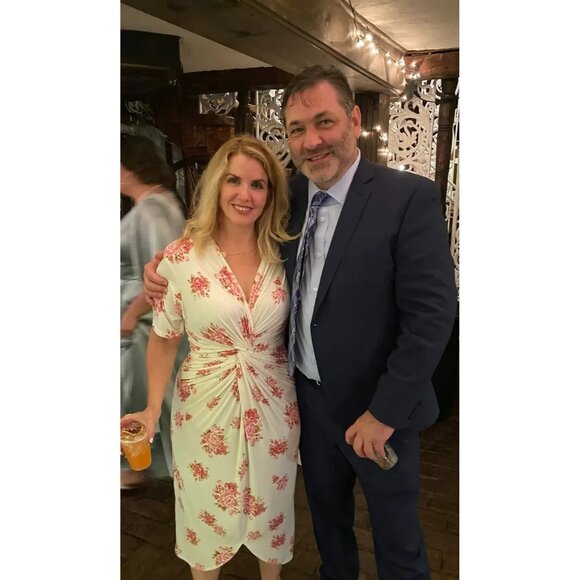 Les Reveries Front Twist Midi Dress – Size S, Flattering Silhouette - Picture 7 of 9